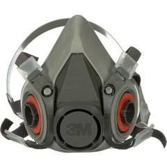 3M Half Facepiece Reusable Respirator 6200/07025(AAD) Medium - Exact Tool & Supply