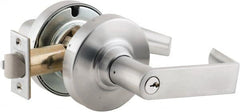 Schlage - Entrance Lever Lockset for 1-3/8 to 1-7/8" Thick Doors - Exact Tool & Supply