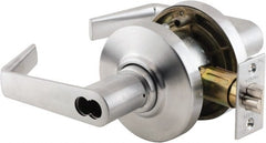 Schlage - Entrance Lever Lockset for 1-3/8 to 1-7/8" Thick Doors - Exact Tool & Supply