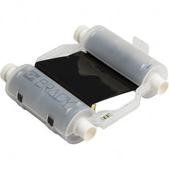 Brady - 4.33" Wide, Black Resin Ribbon 1 Black Ribbon Cartridge - For BBP30 Label Printer, BBP33 Label Printer, BBP35 Multicolor Sign & Label Printer, BBP37 Color & Cut Sign & Label Printer, BradyPrinter S3100, BBP31 Sign & Label Printer - Exact Tool & Supply