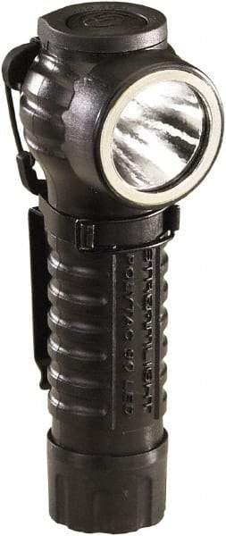 Streamlight - White LED Bulb, 170 Lumens, Right Angle Flashlight - Black Plastic Body, 2 CR123A Lithium Batteries Included - Exact Tool & Supply