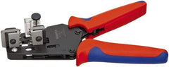 Knipex - 15 to 10 AWG Capacity Precision Wire Stripper - 7-1/2" OAL, Plastic Cushion Handle - Exact Tool & Supply