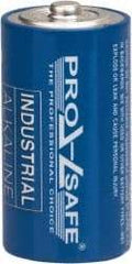 PRO-SAFE - Size C, Alkaline, Standard Battery - 1.5 Volts, Flat Terminal, LR14 - Exact Tool & Supply