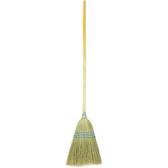 Household Upright Broom, Corn and Fiber Fill, 54″ Overall Length - Exact Tool & Supply