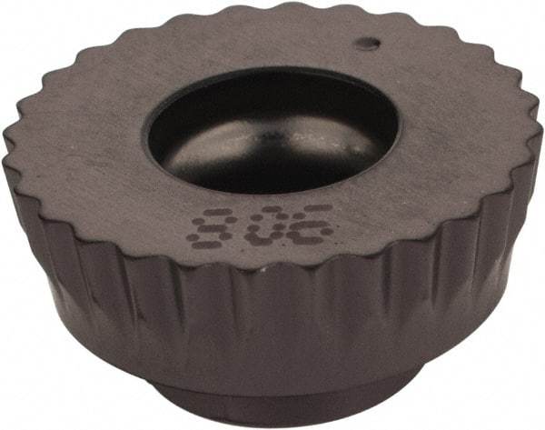 Iscar - RCMW1607 FPW Grade IC908 Carbide Milling Insert - TiAlN Finish, 0.197" Thick, 16mm Inscribed Circle - Exact Tool & Supply