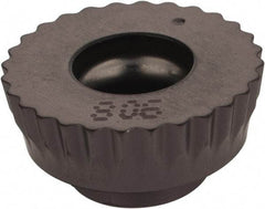 Iscar - RCMW1607 FPW Grade IC908 Carbide Milling Insert - TiAlN Finish, 0.197" Thick, 16mm Inscribed Circle - Exact Tool & Supply