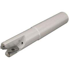 Iscar - 25mm Cut Diam, 13.5mm Max Depth of Cut, 25mm Shank Diam, 140mm OAL, Indexable Square Shoulder End Mill - HM90 AXCR 1505.. Inserts, Cylindrical Shank, 90° Lead Angle, Through Coolant, Series Helialu - Exact Tool & Supply