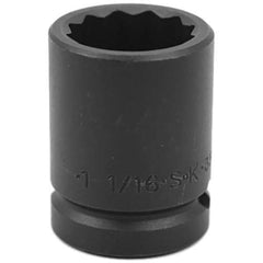SK - Impact Socket - 3/4"DR 12PT 1-1/16" THIN WALL IMPACT SOCKET - Exact Tool & Supply