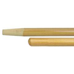 54″ Hardwood Handle, Tapered Wood Tip, 1-1/8″ Diameter - Exact Tool & Supply