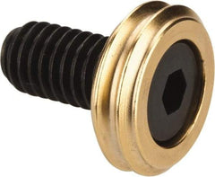 Mitee-Bite - 3/8-16 Screw, 1/4" Clamp Height, 13/16" Clamp Width, Knife Edge Clamps - 0.71" Extension Length, 2,000 Lb Holding Force, Steel, 8 Clamps - Exact Tool & Supply
