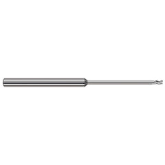 Harvey Tool - Square End Mills; Mill Diameter (mm): 1.00 ; Mill Diameter (Decimal Inch): 0.0390 ; Length of Cut (mm): 1.5000 ; Length of Cut (Decimal Inch): 0.0590 ; Material: Solid Carbide ; Finish/Coating: Uncoated - Exact Tool & Supply
