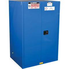 Justrite - 2 Door 2 Shelf 90 Gal Safety Cabinet for Flammable Substances - Exact Tool & Supply