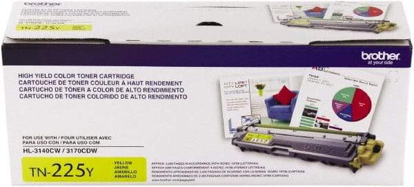 Brother - Yellow Toner Cartridge - Use with Brother HL-310CW, 3170CW, 3180CDW, MFC-9130CW, 9330CDW, 9340CW - Exact Tool & Supply