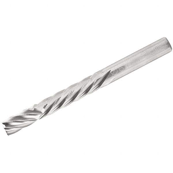 Iscar - 8mm Cutting Diam x 16mm Length of Cut, 6 Flute, Compression Spiral Router Bit - Uncoated, Right Hand Cut, Solid Carbide, 63mm OAL x 8mm Shank Diam, Square End - Exact Tool & Supply