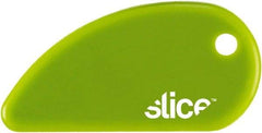 Slice - Fixed Safety Cutter - 62mm Blade, Green Non-Slip Comfort Handle, 1 Blade Included - Exact Tool & Supply