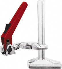 Bessey - 1,650 Lb Holding Capacity, 8" Max Opening Capacity, 1,650 Lb Clamping Pressure, Manual Hold Down Clamp - 6-1/2" Arm Length, 9" Clamp Length, 1-15/16" Clamp Width, 10-5/8" Clamp Height, Mounting Holes, Steel - Exact Tool & Supply