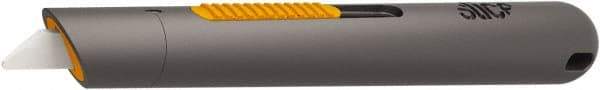 Slice - Retractable Utility Knife - 5.3" Blade, Black Rubber Handle, 1 Blade Included - Exact Tool & Supply