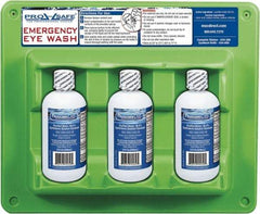 PRO-SAFE - 8 oz, Disposable Eyewash Triple Station - Approved by FDA - Exact Tool & Supply