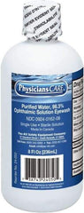 PRO-SAFE - 16 oz, Disposable Eyewash Single Refill Station - Approved by FDA - Exact Tool & Supply
