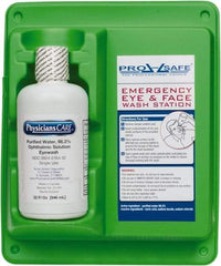 PRO-SAFE - 32 oz, Disposable Eyewash Single Station - Approved by FDA - Exact Tool & Supply
