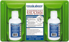 PRO-SAFE - 16 oz, Disposable Eyewash Double Station - Approved by FDA - Exact Tool & Supply