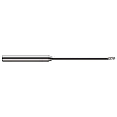 Harvey Tool - Ball End Mills; Mill Diameter (Inch): 3/32 ; Mill Diameter (Decimal Inch): 0.0930 ; Number of Flutes: 3 ; Length of Cut (Inch): 9/64 ; Length of Cut (Decimal Inch): 0.1400 ; Material: Solid Carbide - Exact Tool & Supply
