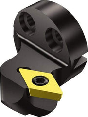 Sandvik Coromant - Right Hand Cut, Size 20, DCMT 2(1.5)1 Insert Compatiblity, Modular Turning & Profiling Cutting Unit Head - 15mm Ctr to Cutting Edge, 15mm Head Length, Through Coolant, Series CoroTurn 107 - Exact Tool & Supply