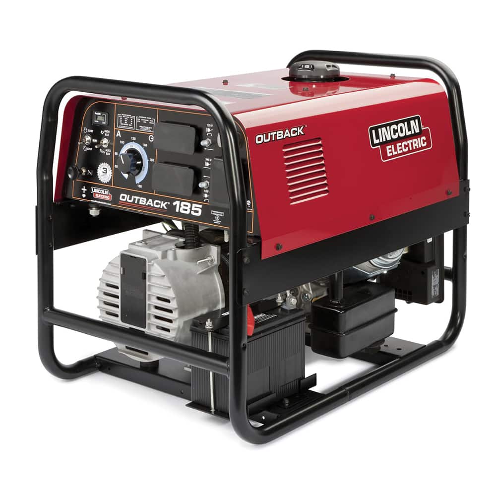 Lincoln Electric - Portable Welder/Generators; Duty Cycle: 100A DC/25V/100%; 130A DC/25V/60%; 150A DC25V/20% ; Process: Stick ; Input Current: DC ; Output Current: DC ; Maximum Output Voltage: 230 ; Phase: Single Phase - Exact Tool & Supply