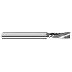 ‎End Mills for Plastics - Single Flute - 0.5000″ (1/2″) Cutter Diameter × 2.6250″ (2-5/8″) Length of Cut Carbide Square Downcut End Mill for Plastic, 1 Flutes - Exact Tool & Supply