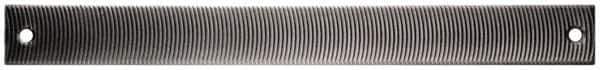 PFERD - 12" Long, Second Cut, Flat American-Pattern File - Curved Cut, 0.38" Overall Thickness, Flexible - Exact Tool & Supply