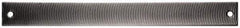 PFERD - 12" Long, Second Cut, Flat American-Pattern File - Curved Cut, 0.38" Overall Thickness, Flexible - Exact Tool & Supply