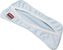 Rubbermaid - 226.06mm Long x 149.86mm Wide Microfiber Dust Mop Head - Blue - Exact Tool & Supply