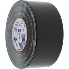 Intertape - 54.8m x 2-53/64" x 11 mil Black Polyethylene Film Duct Tape - Exact Tool & Supply