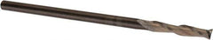 OSG - 3/16", 1" LOC, 3/16" Shank Diam, 4" OAL, 2 Flute, Solid Carbide Square End Mill - Single End, Uncoated, Spiral Flute, 30° Helix, Centercutting, Right Hand Cut, Right Hand Flute, Series 482 - Exact Tool & Supply