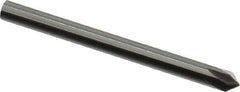 Keo - 1/8" Head Diam, 1/8" Shank Diam, 6 Flute 82° Solid Carbide Countersink - Bright Finish, 1-1/2" OAL, Single End - Exact Tool & Supply