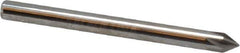 Keo - 1/8" Head Diam, 1/8" Shank Diam, 6 Flute 60° Solid Carbide Countersink - Bright Finish, 1-1/2" OAL, Single End - Exact Tool & Supply