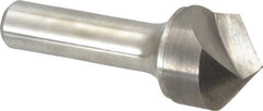 Keo - 1" Head Diam, 1/2" Shank Diam, 1 Flute 100° Solid Carbide Countersink - Exact Tool & Supply