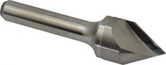 Keo - 3/4" Head Diam, 3/8" Shank Diam, 1 Flute 60° Solid Carbide Countersink - Exact Tool & Supply