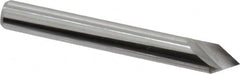 Keo - 1/4" Head Diam, 1/4" Shank Diam, 1 Flute 60° Solid Carbide Countersink - Exact Tool & Supply
