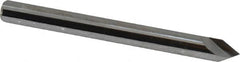 Keo - 3/16" Head Diam, 3/16" Shank Diam, 1 Flute 60° Solid Carbide Countersink - Exact Tool & Supply