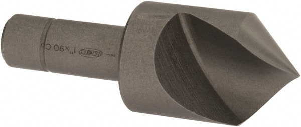 Keo - 1" Head Diam, 1/2" Shank Diam, 1 Flute 90° Cobalt Countersink - Exact Tool & Supply