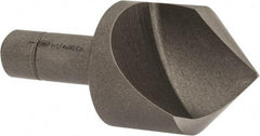 Keo - 1-1/4" Head Diam, 1/2" Shank Diam, 1 Flute 90° Cobalt Countersink - Bright Finish, 3" OAL, Single End - Exact Tool & Supply