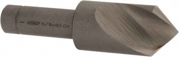 Keo - 5/8" Head Diam, 3/8" Shank Diam, 1 Flute 90° Cobalt Countersink - Exact Tool & Supply