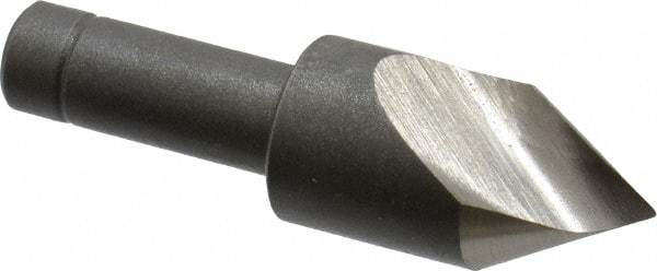Keo - 5/8" Head Diam, 3/8" Shank Diam, 1 Flute 60° Cobalt Countersink - Bright Finish, 2-1/4" OAL, Single End - Exact Tool & Supply