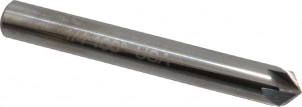 Keo - 1/4" Head Diam, 1/4" Shank Diam, 6 Flute 100° Solid Carbide Countersink - Exact Tool & Supply