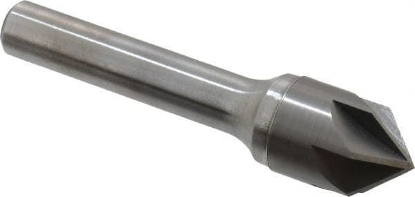 Keo - 5/8" Head Diam, 3/8" Shank Diam, 6 Flute 90° Solid Carbide Countersink - Exact Tool & Supply
