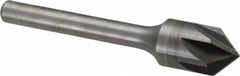 Keo - 1/2" Head Diam, 1/4" Shank Diam, 6 Flute 90° Solid Carbide Countersink - Exact Tool & Supply