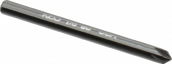 Keo - 1/8" Head Diam, 1/8" Shank Diam, 6 Flute 90° Solid Carbide Countersink - Exact Tool & Supply