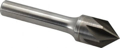 Keo - 5/8" Head Diam, 3/8" Shank Diam, 6 Flute 82° Solid Carbide Countersink - Exact Tool & Supply