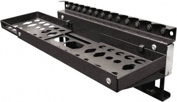 Triton - 20" Long Black Pegboard Magnetic Mount - For Use with Chest, Cabinets & Workbenches - Exact Tool & Supply